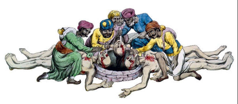 Hijos de la muerte, sirvientes de Kali: la secta secreta de los estranguladores tiradores