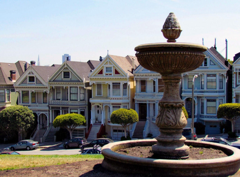 Hito extravagante de San Francisco: casas victorianas de Painted Ladies