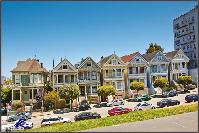 Hito extravagante de San Francisco: casas victorianas de Painted Ladies