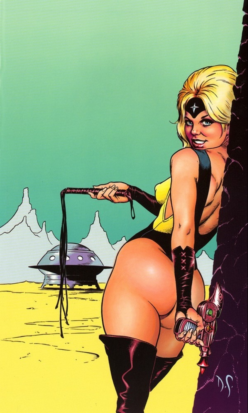 Hot babes illustrated by comic master Dave Stevens