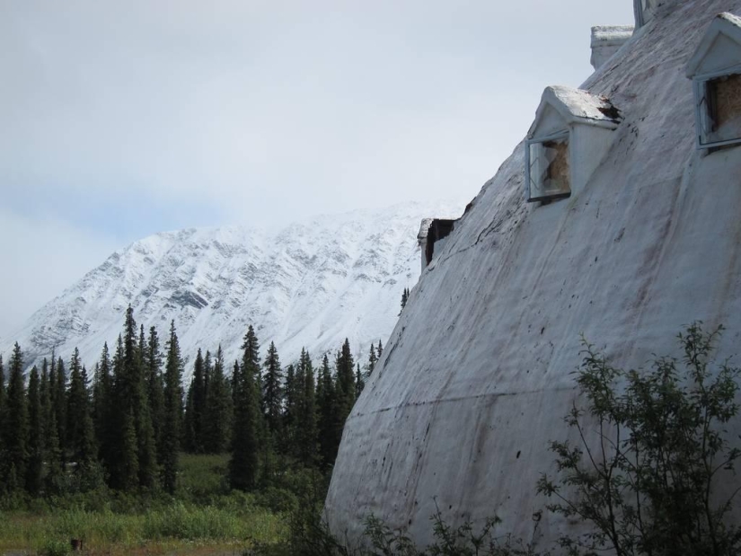 Hotel iglú abandonado en Alaska