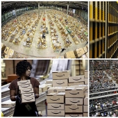 How Amazon warehouses around the world work