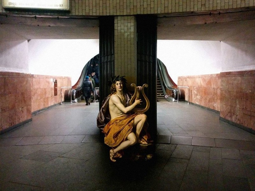 How angels and nymphs from classical paintings ended up in the modern urban landscape