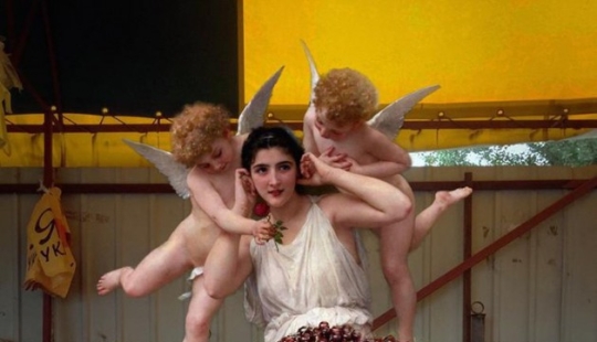 How angels and nymphs from classical paintings ended up in the modern urban landscape