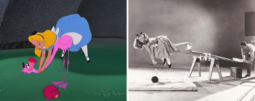 How animators used a real girl to create Alice in Wonderland