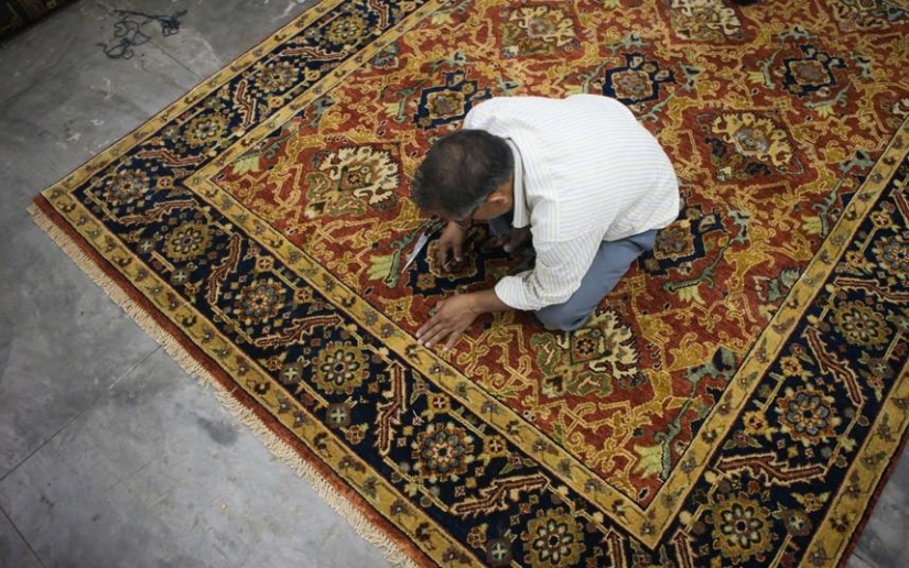 How carpets are made in India
