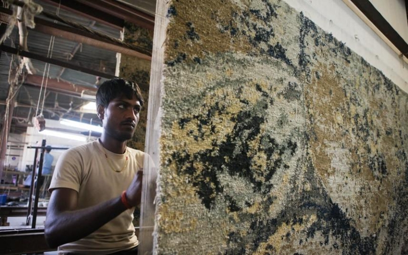 How carpets are made in India