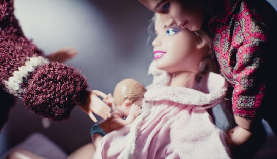 How did Barbie give birth?