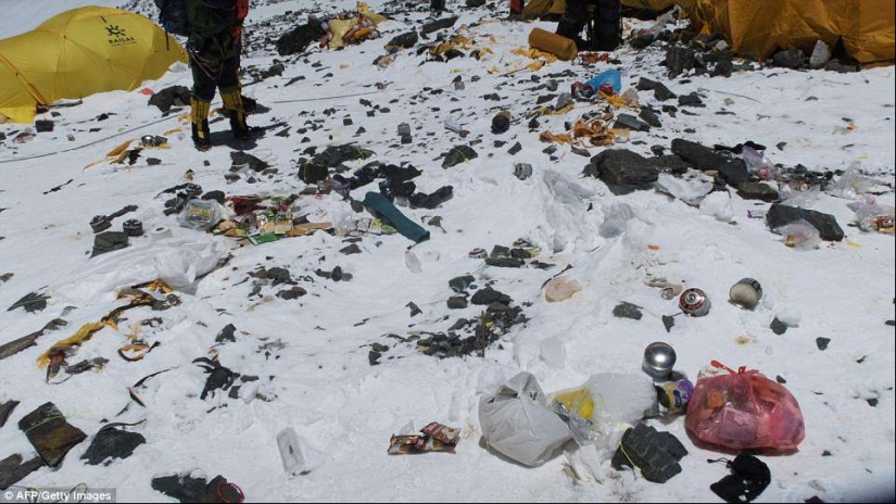 How Everest turned into the highest trash