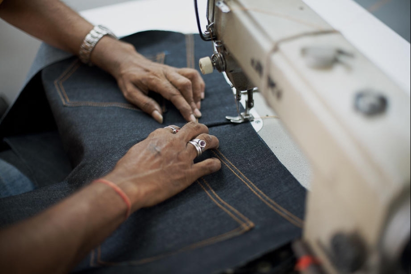 How Getwear jeans are sewn