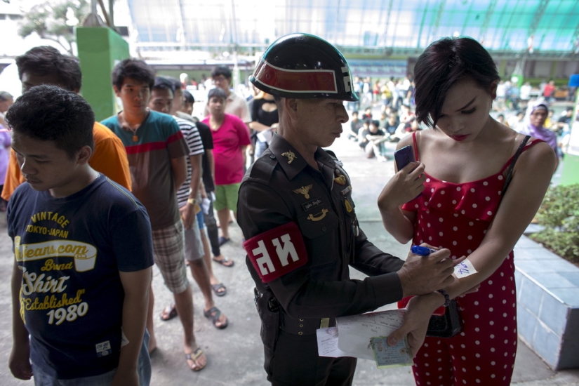 How is the conscription in the army of Thailand