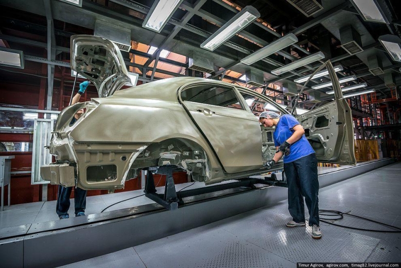 How Lifan cars are assembled at the Derways factory