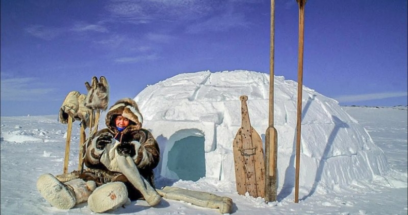 How the igloo is arranged - the winter dwelling of the Eskimos