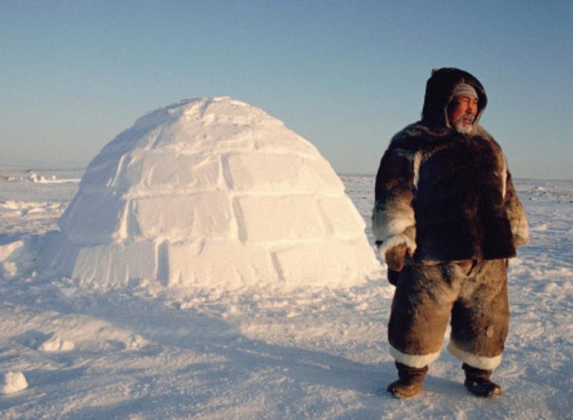 How the igloo is arranged - the winter dwelling of the Eskimos