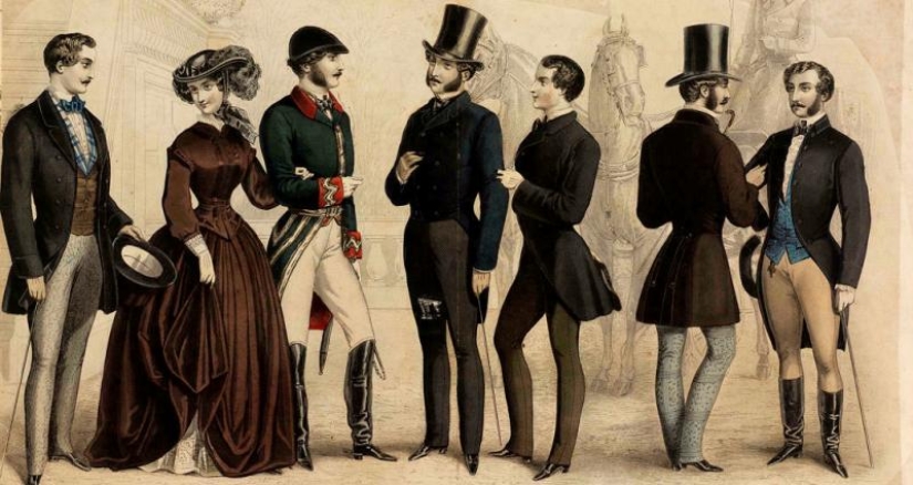 "How the London dandy is dressed...", or What we know about the metrosexuals of the past