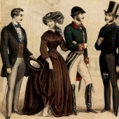 "How the London dandy is dressed...", or What we know about the metrosexuals of the past