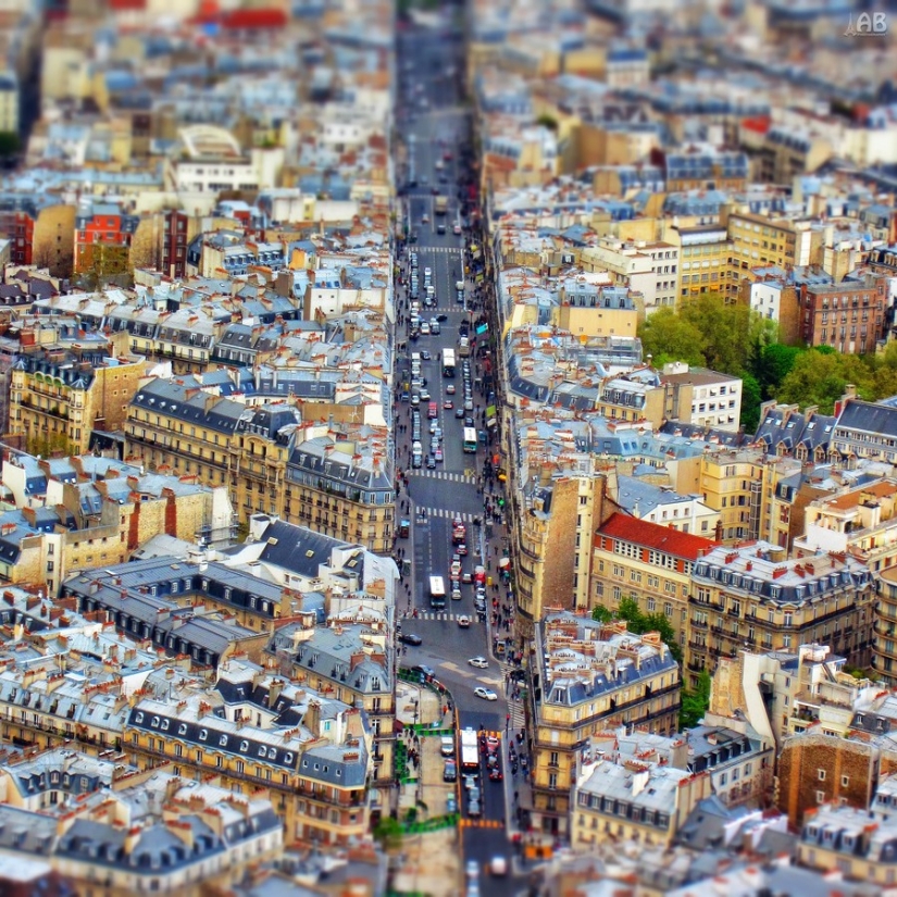 How to look like famous city in tilt-shift photographs