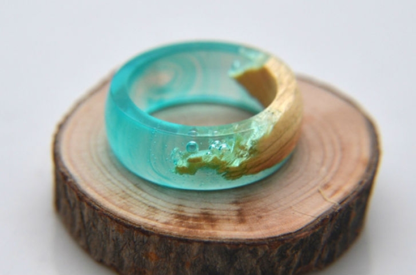 How to make a wood and epoxy ring