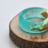 How to make a wood and epoxy ring