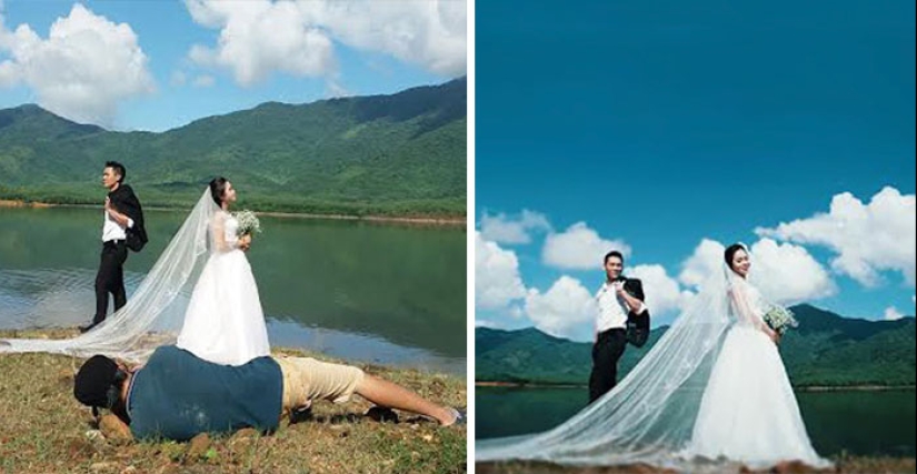 How wedding photos are actually created