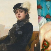 How were the fates of the beauties from the portraits of famous artists