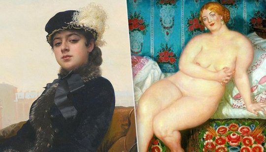 How were the fates of the beauties from the portraits of famous artists
