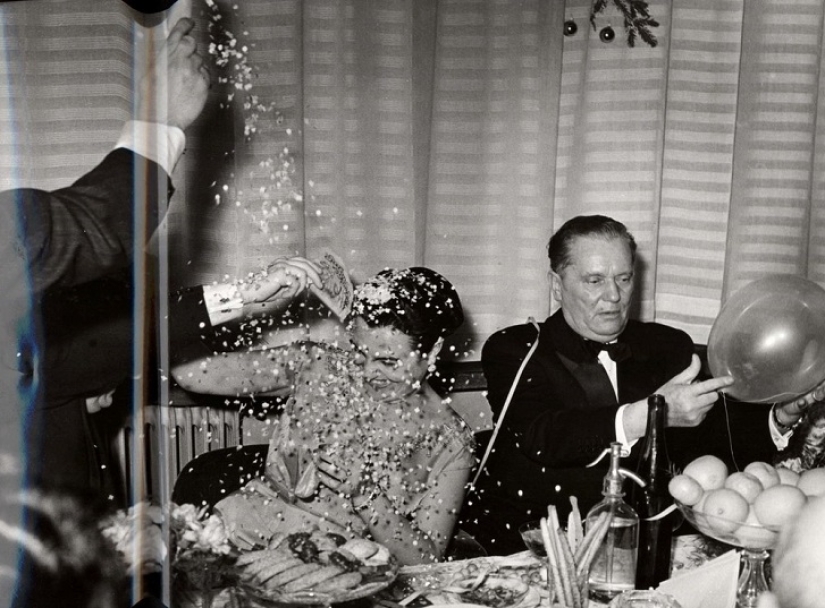 How were the glamorous parties of the leaders of Yugoslavia