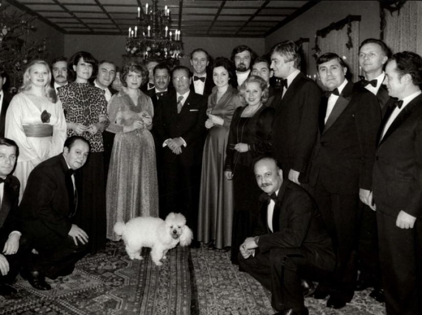 How were the glamorous parties of the leaders of Yugoslavia