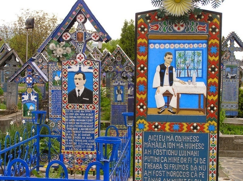 Humor negro en el cementerio rumano