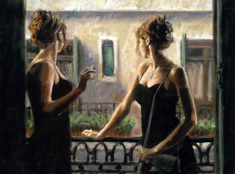 Hurricane of emotions: atmospheric works by the Argentine artist Fabian Perez