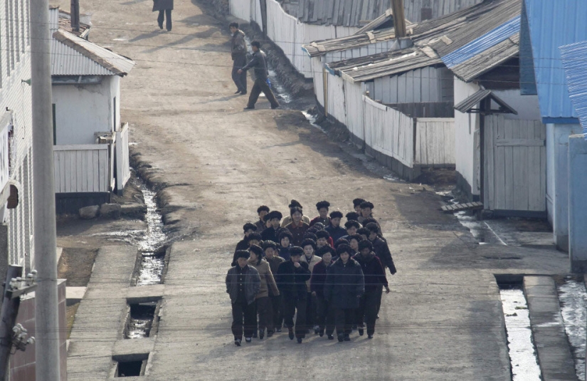 Hweren concentration camp in North Korea