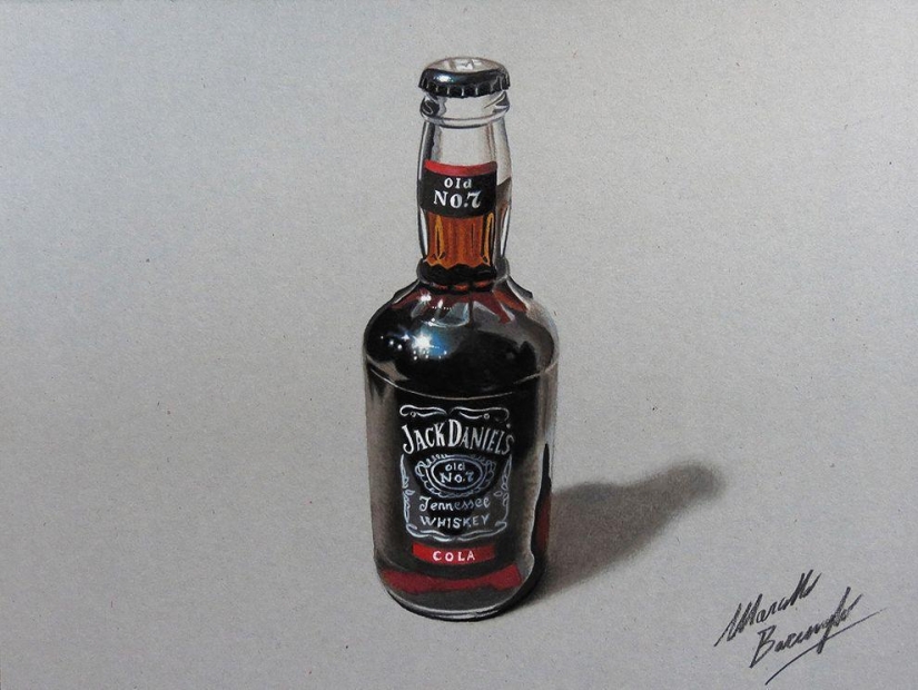 Hyper-realistic drawings of ordinary objects