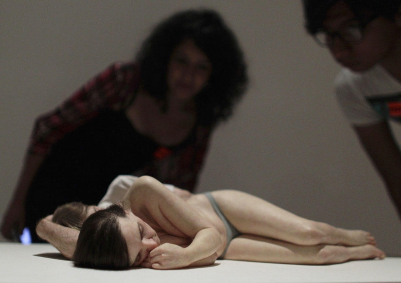 Hyperrealistic sculptures by Ron Mueck