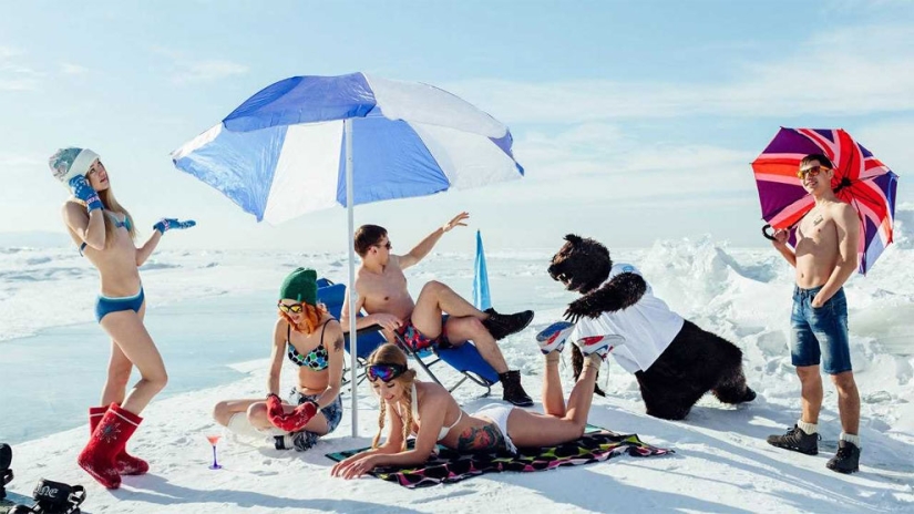 "I am a Siberian": snow—white beaches of Siberia in Alexey Lovtsov's photo project
