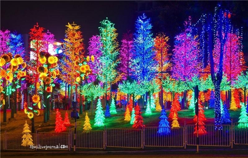 I-City: Luminous garden in Malaysia