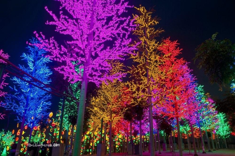 I-City: Luminous garden in Malaysia