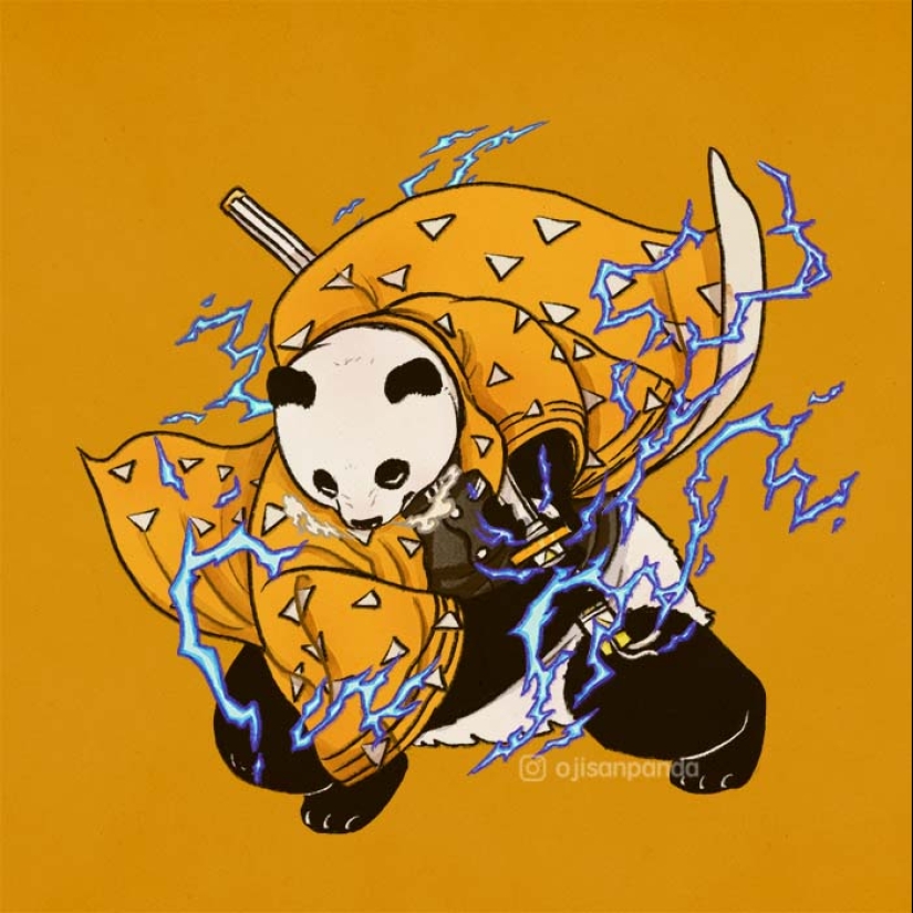 I Draw Illustrations Of Pandas, Here Is The Halloween Edition