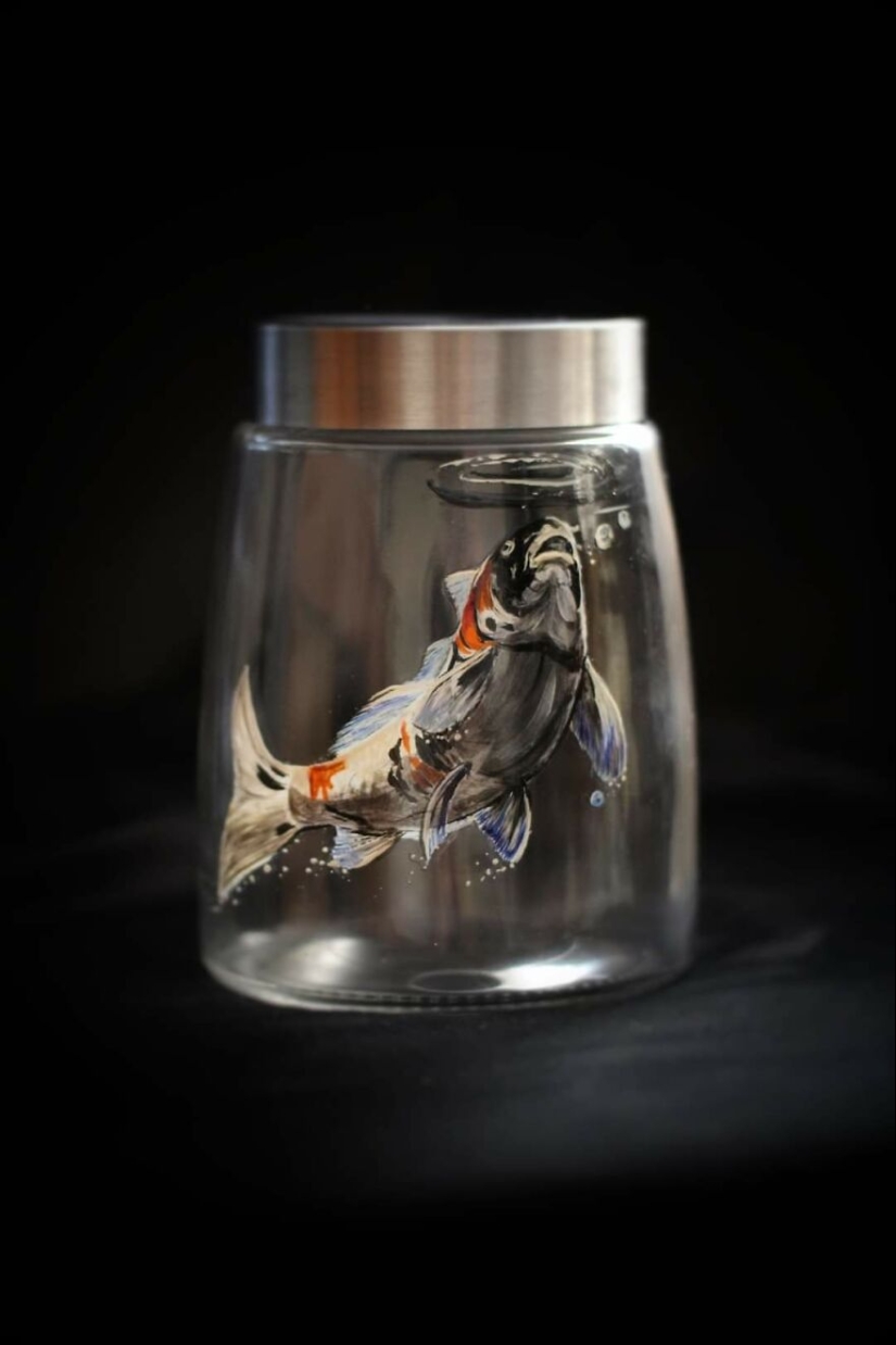 I Use Various Glassware For Painting Hyperrealistic Animals And Here Are 20 Photos Of Them (New Pics)