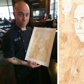 If just drinking beer is already boring for you, maybe ... start drawing with it?