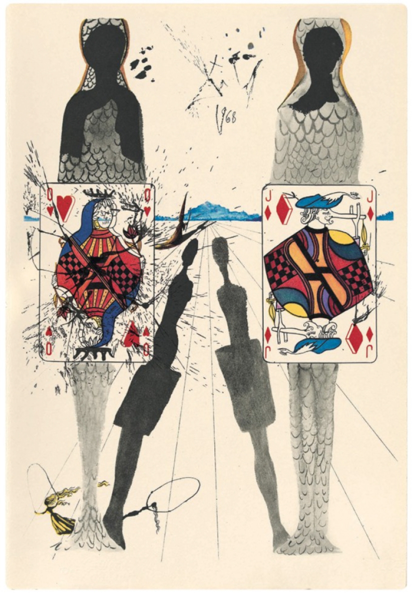 Ilustraciones desconocidas de Salvador Dalí para Alicia en el país de las Maravillas