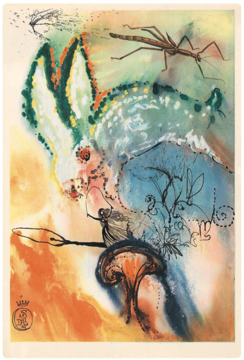 Ilustraciones desconocidas de Salvador Dalí para &quot;Alicia en el país de las maravillas&quot;