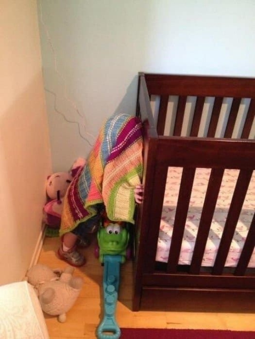 I'm Going To Seek: 13 Adorable Toddlers Playing Hide And Seek