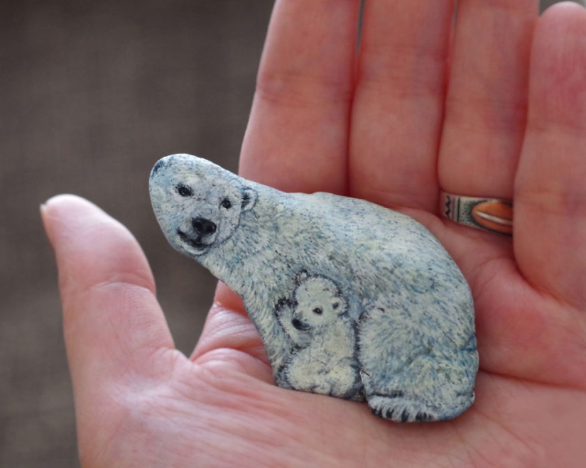 I'm not a cat, don't stroke me — the artist reveals the unique characters of the stones