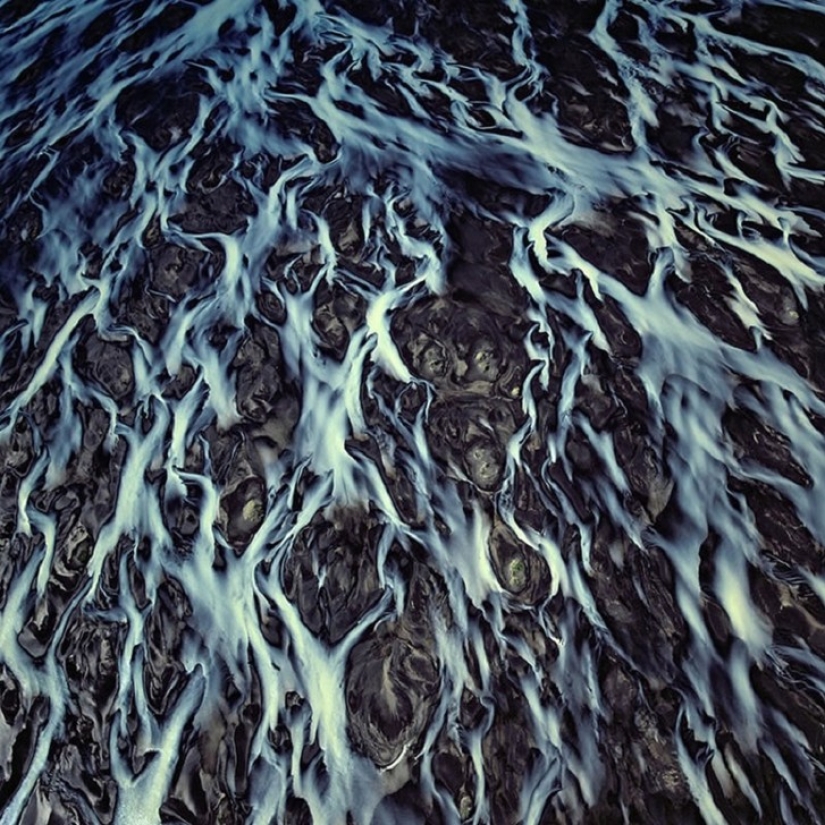 Impresionantes fotos de los cuerpos de agua de la Tierra desde el aire.