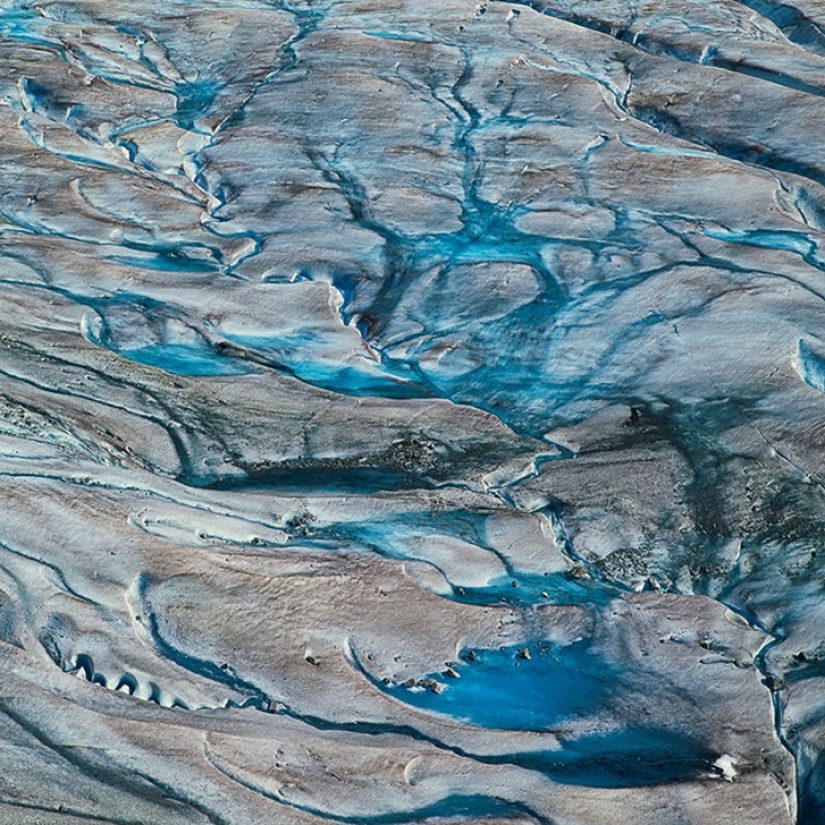 Impresionantes fotos de los cuerpos de agua de la Tierra desde el aire.