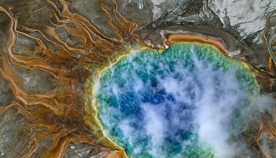 Impresionantes fotos de los cuerpos de agua de la Tierra desde el aire.