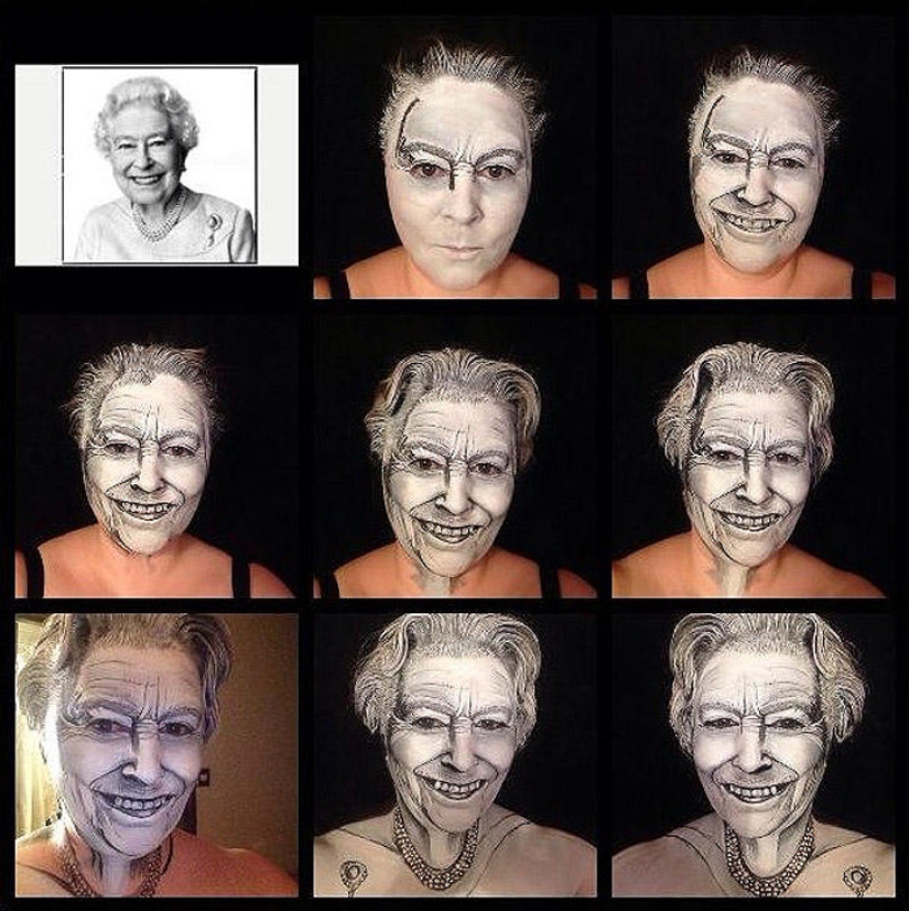 Impresionantes transformaciones con maquillaje de la talentosa maquilladora Maria Malone
