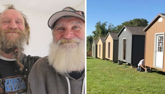 In Kansas, they built free homes for veterans who have nowhere to live