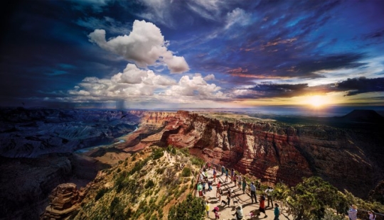 In one day: amazing photo by Stephen Wilkes