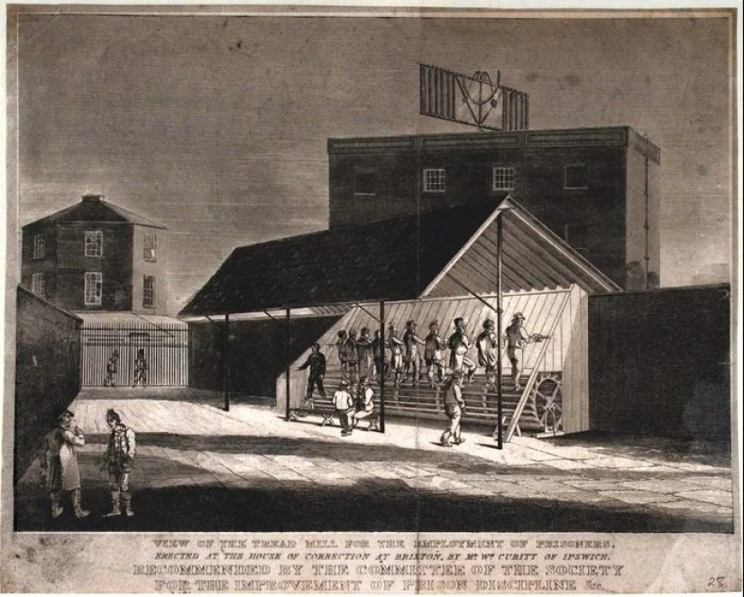 In prison of the 19th century there was a Ladder Cubitt, the ancestor of modern simulators